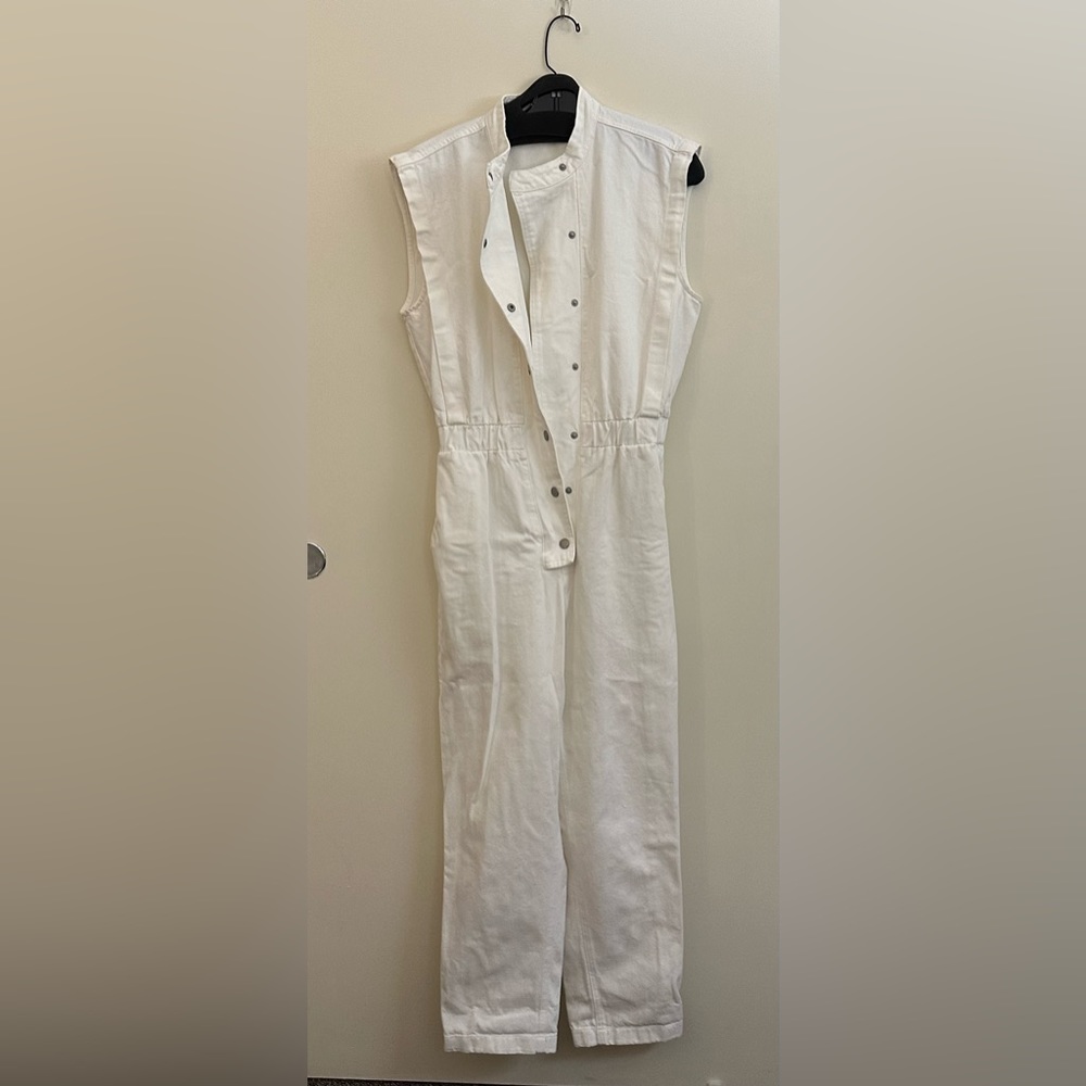 BlankNYC White Denim jumpsuit size S
